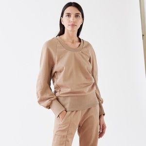 NWT Zero + Maria Cornejo B Sweatshirt Sand XS
